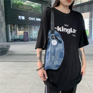 Color Block Lightweight Sling Bag