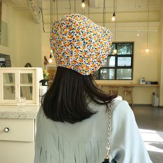 Flower Print Bucket Hat