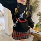 Long-sleeve Smile Face Sweater