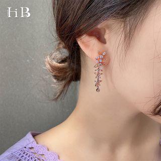 Floral Dangle Earring 1 Pair - As Shown In Figure - One Size
