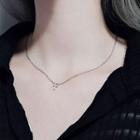 Stainless Steel Cross Pendant Necklace As Shown In Figure - 45cm