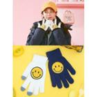 Smile-appliqu  Gloves