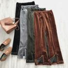 Studded Wide Leg Pants