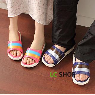 Striped Slippers