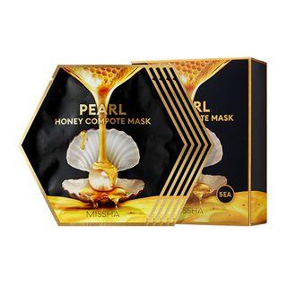 Missha - Pearl Honey Compote Mask Set 5pcs 27g X 5pcs