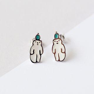 Polar Bear Earrings