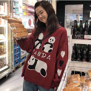 Panda Sweater As Shown In Figure - One Size