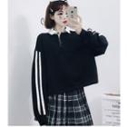 Striped Pullover Black - One Size