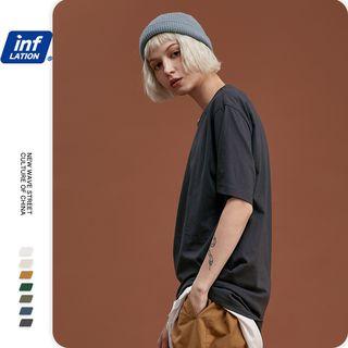 Unisex Short-sleeve Plain T-shirt