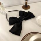 Bow Chiffon Headband Type A - Black - One Size