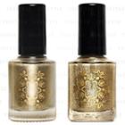 @cosme Nippon - Kagas Glow & Bordered Gold Leaf Nail Color 10ml - 2 Types