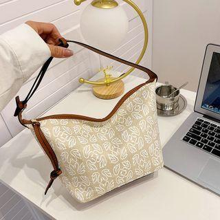 Print Tote Bag Brown - One Size