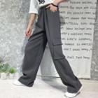 Pocketed Wide-leg Pants