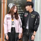 Couple Matching Embroidered Padded Jacket