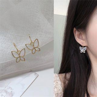 Transparent Butterfly Earring