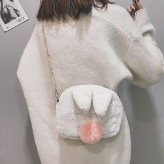 Fleece Rabbit Ear Crossbody Bag