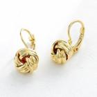 Alloy Knot Dangle Earring E254 - 1 Pair - As Shown In Figure - One Size