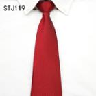 Pre-tied Striped Neck Tie (8cm) Stj119 - One Size