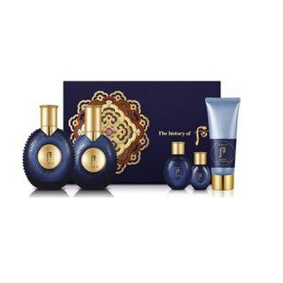 The History Of Whoo - Gongjinhyang Gun Ja Yang Special Set: Nourishing Balancer 140ml + 40ml + Emulsion 100ml + 20ml + Ja Yang Foam Cleanser 100ml 5pcs