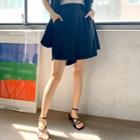 High-waist Bermuda Shorts