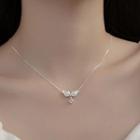 Sterling Silver Fish Necklace Necklace - S925 Silver - Silver - One Size