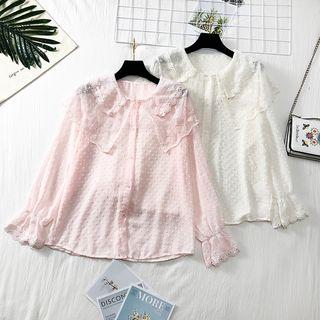 Lace Chiffon Shirt