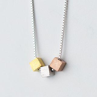 Cubic Pendant Necklace