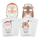 The Face Shop - Character Mask Holiday Edition Set : Santa 5pcs + Rudolph 5pcs