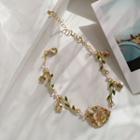 Alloy Branches Bracelet 1 Pc - Green - One Size