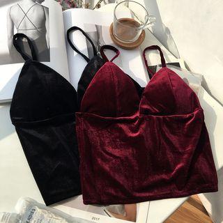 Velvet Crop Camisole