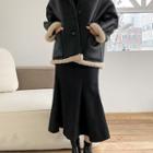 Reversible Faux-shearling Jacket Black - One Size
