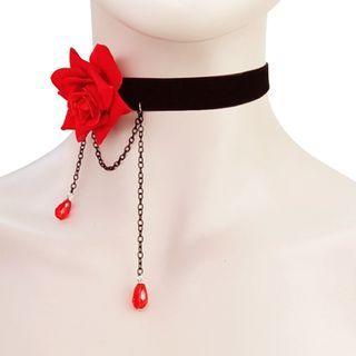 Lace Rose Choker