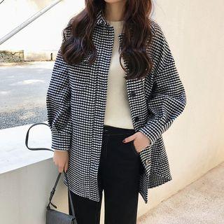 Houndstooth Long Shirt