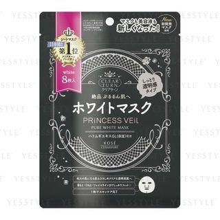 Kose - Clear Turn Princess Veil Pure White Mask 8 Pcs