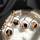 Leopard Print Earring / Clip-on Earring