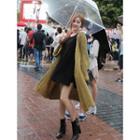Open-front Chunky-knit Long Cardigan