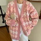 Argyle Sweater Vest / Cardigan