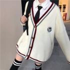 Sailor Collar Blouse / Boxy Long-sleeved Shirt