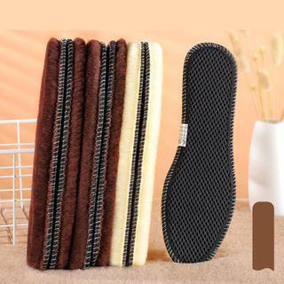 3 Pair Set: Chenille Charcoal Shoe Insole