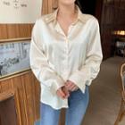 Plain Silky Blouse