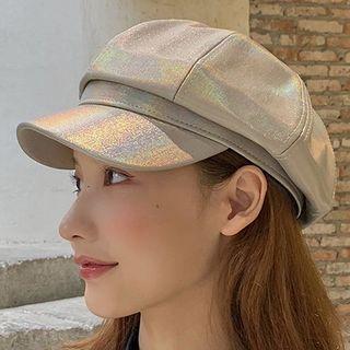 Iridescent Newsboy Cap