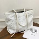 Plain Crinkled Tote Bag