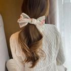 Rose Lace Bow Hair Clip