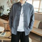 Frog-button Shirt