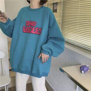 Lettering Pullover / Straight Fit Pants