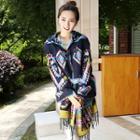 Patterned Cape Scarf
