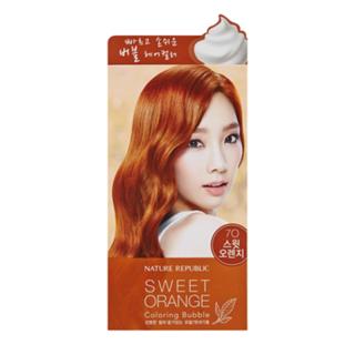 Nature Republic - Hair & Nature Coloring Bubble (#7o Sweet Orange)