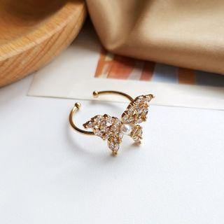 Butterfly Ring 1 Pc - Gold - One Size