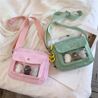 Cat Cartoon Canvas Cross Bag