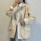 Blazer / Long-sleeve Blouse / Harem Pants